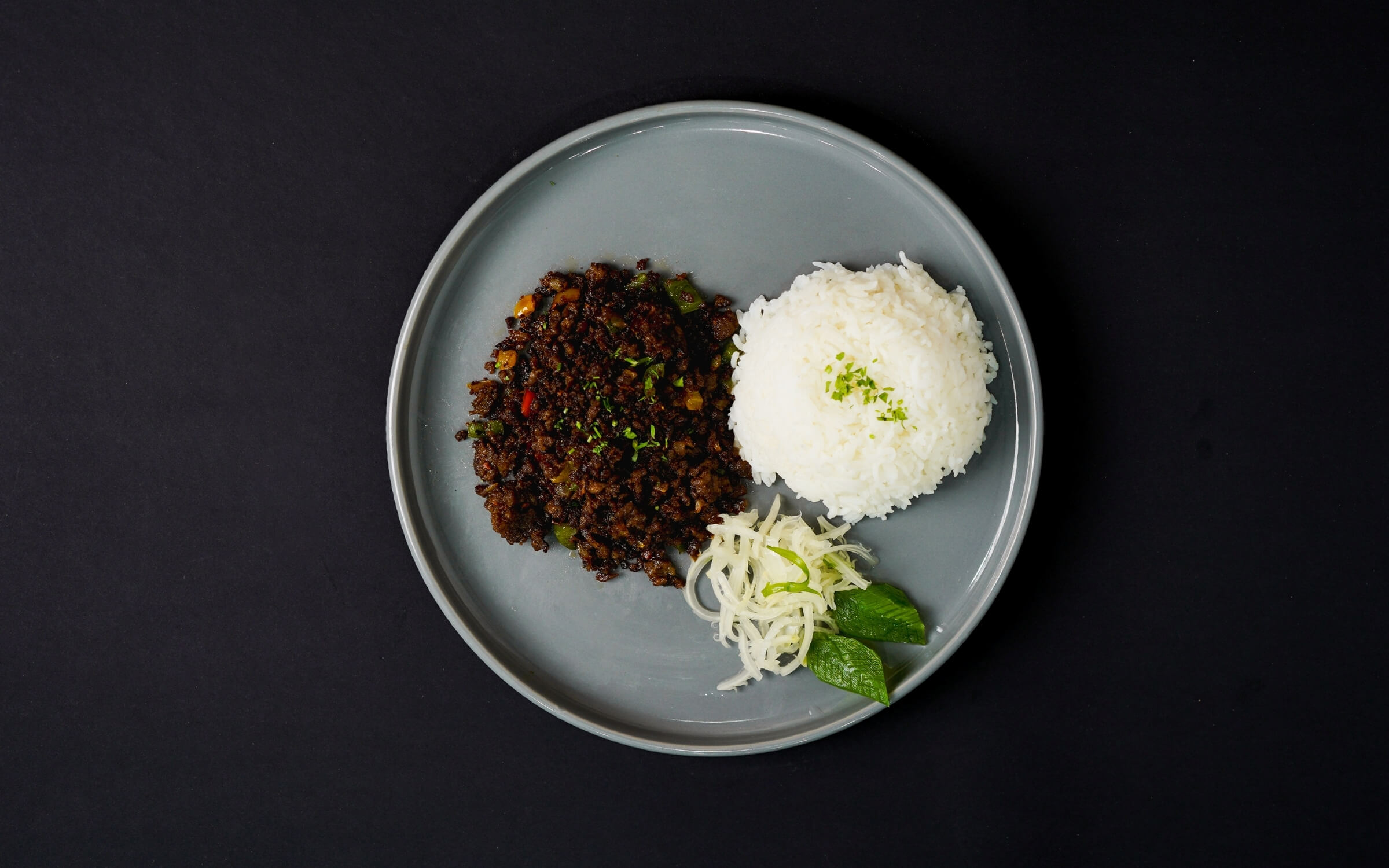 Mince beef with rice